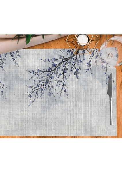 Spring Kumaş Amerikan Servis 4'lü Set 35X50CM (Keten Kumaş Ulusl. Yıkama ve Solmama Sertifikası)