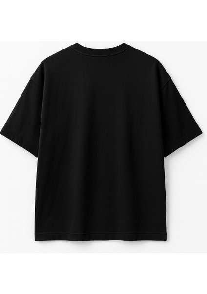 Gamer Skull Baskılı Unisex Bisiklet Yaka Pamuk Oversize T-Shirt fiyatları