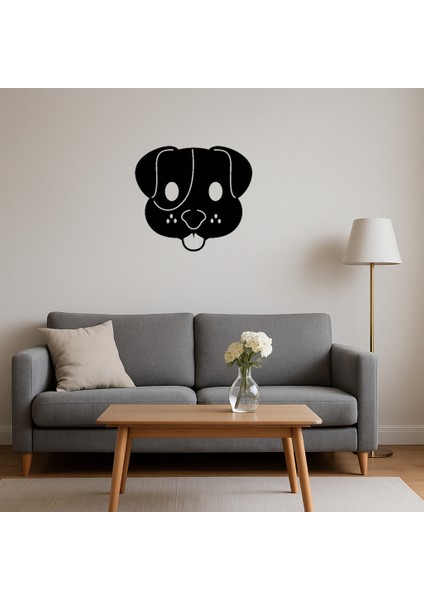 Köpek Yüzü Emoji Dekoratif Tablo - SUAT6164-7478 fırsatları