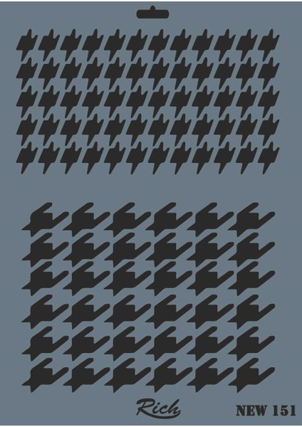 New 151 Stencil 25X35 cm