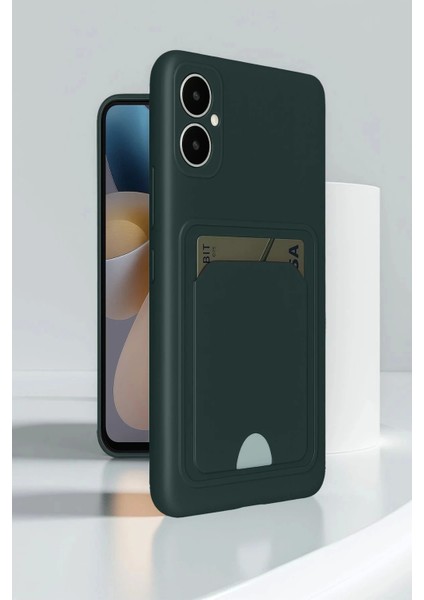 Samsung Galaxy A05 Kelvin Kartvizitli Silikon - Bordo fiyatları