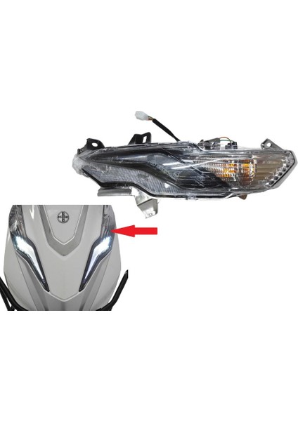 Leader 50 / 125 Ön Sinyal Sol Komple