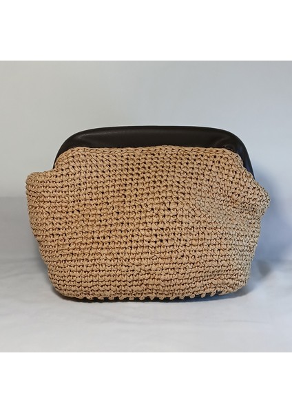 El Örgüsü Canvas Omuz Çantası