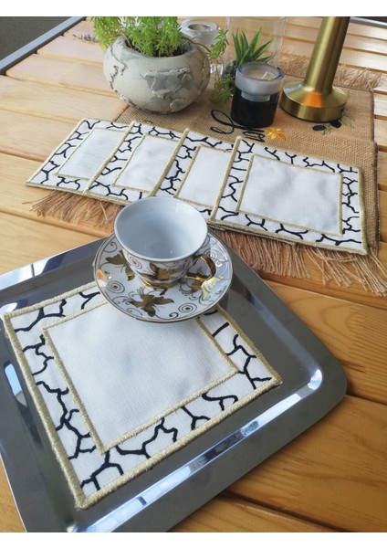 Marble Kahve Sunum Peçetesi – Modern ve Şık