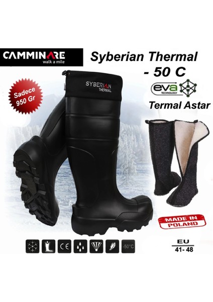 Syberian Thermal Eva Çizme (-50°c) 45 Numara Polonya Üretim fiyatları