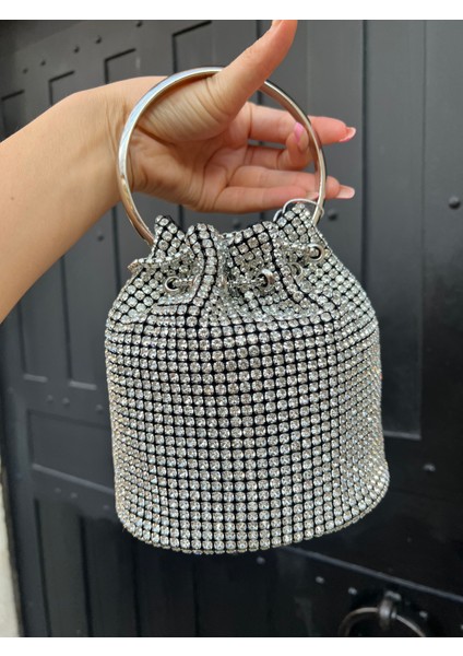 Ithal Elde Tutmalı Taşlı Şık Çanta modelleri