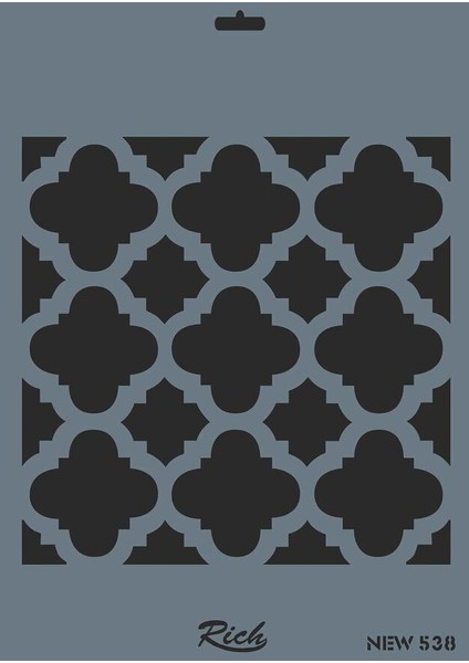 New 538 Stencil 25X35 cm
