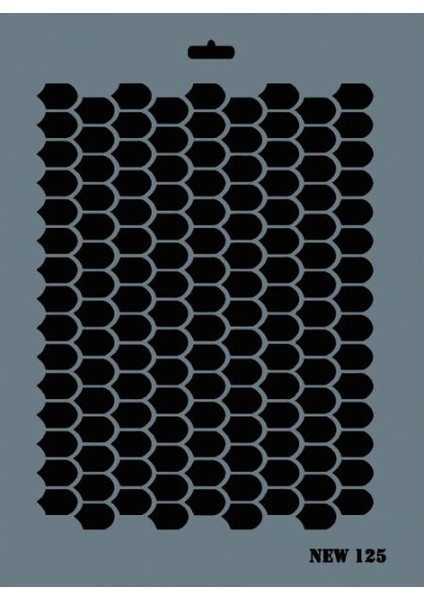 New 125 Stencil 25X35 cm