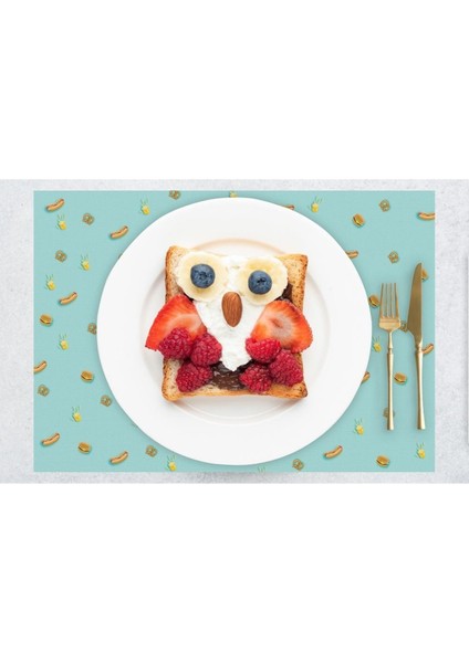 Tazmania Canavarı Kumaş Amerikan Servis 4'lü Set 35X50CM (Warner Bros Lisanslı Ürün, Keten Kumaş) fiyatları