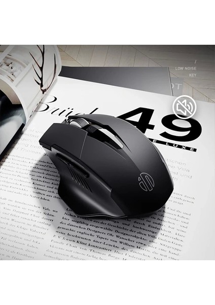 Inphic F1 Kablosuz Fare Şarj Edilebilir Sessiz Kullanım 2.4g 500 Mah USB MOUSE-(1903)
