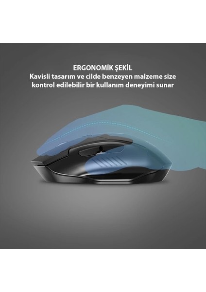 Inphic F1 Kablosuz Fare Şarj Edilebilir Sessiz Kullanım 2.4g 500 Mah USB MOUSE-(1903) fırsatları
