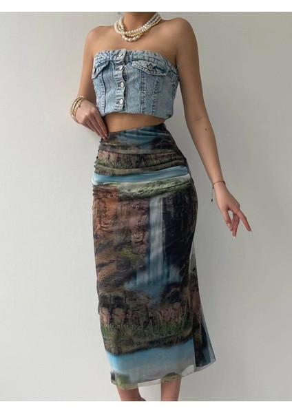 Lara Transparan Midi Etek fiyatları