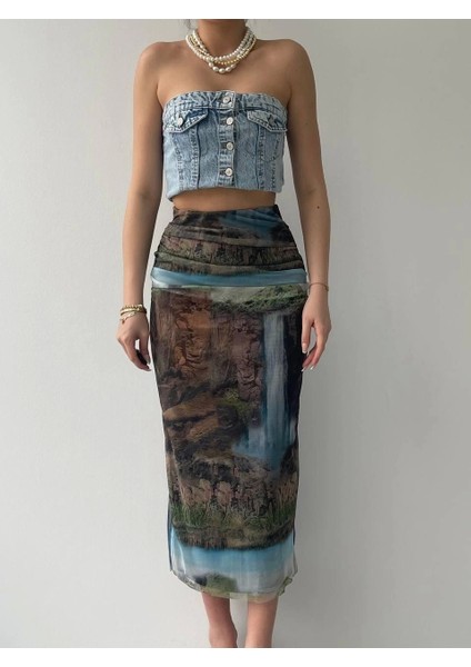 Lara Transparan Midi Etek fırsatları