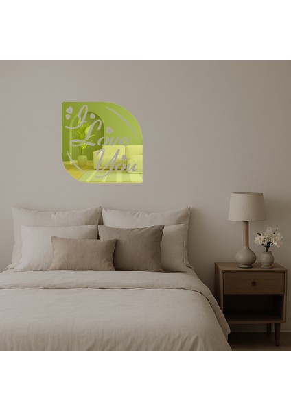 Aşk Mesajlı Altın Aynalı Tablo - SUAT8408-7672 fiyatları