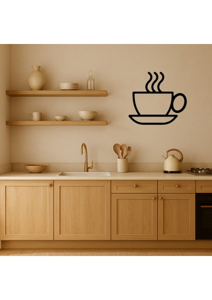 Çay Veya Kahve Fincanı Mdf Dekoratif Duvar Tablosu - SUAT6600-4130 fiyatları