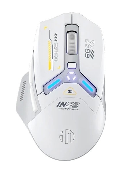 Inphıc In9 Kablosuz Oyun Faresi Gerçek Üç Modlu Bluetooth/tip-Cwired/2.4g Kablosuz MOUSE10000 DPL-(1903)