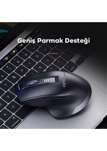 Inphic M9 Kablosuz Fare Ergonomik Şarj Edilebilir Sessiz Kullanım 2.4g 500 Mah USB MOUSE-(1903) fiyatları