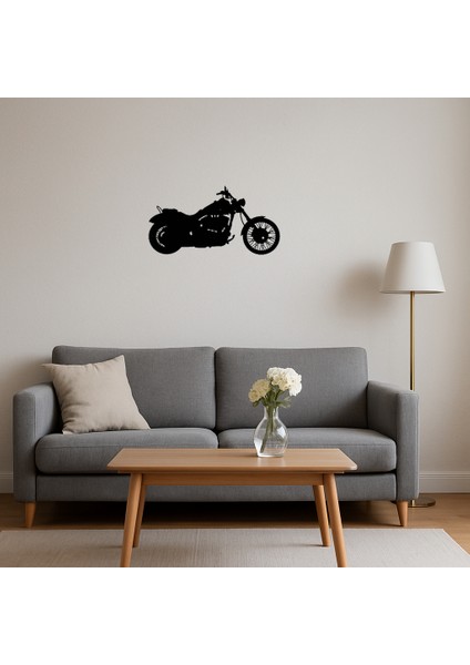 Klasik Motor Temalı Mdf Duvar Sanatı - SUAT7787-7692 fırsatları
