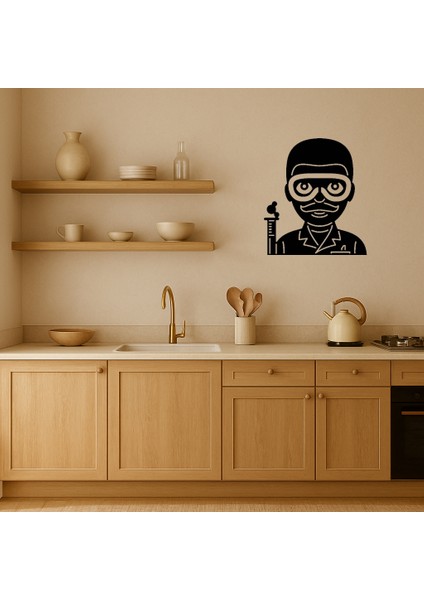 Mdf Bilim Adamı Emoji Dekoratif Tablo - SUAT9045-2371 fiyatları