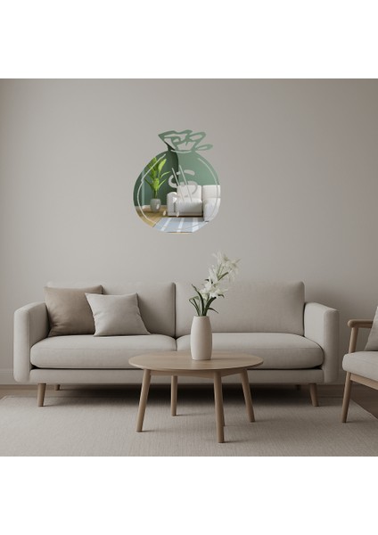 Para Çantası Dekoratif Aynalı Tablo - SUAT8509-5083