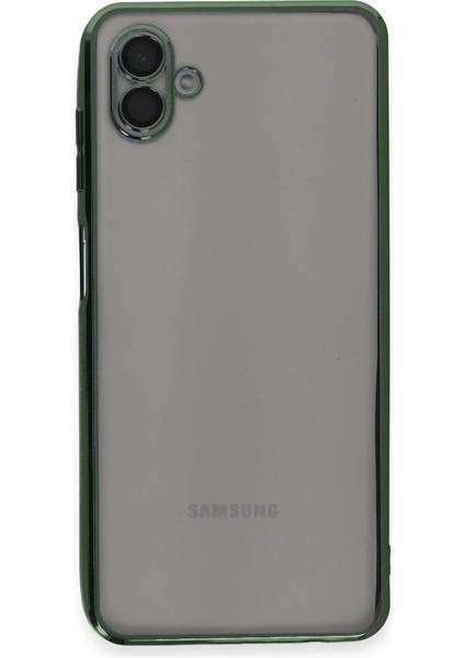Samsung Galaxy A04 Kılıf Lensli Silikon - Yeşil - SUAT5421-6258 fiyatları