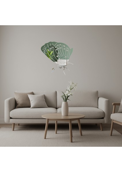 Zarif Tasarım Kelebek Aynalı Tablo - Model 30 - SUAT9722-3204