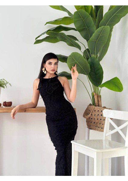 Lers Çiçek Detaylı Elbise indirimleri