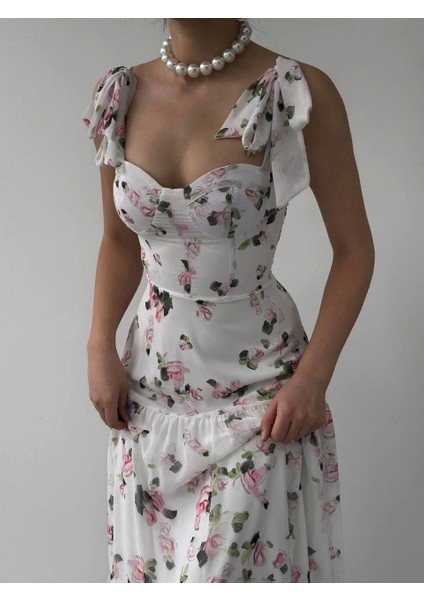 Poses Omuz Bağlamalı Elbise indirimleri