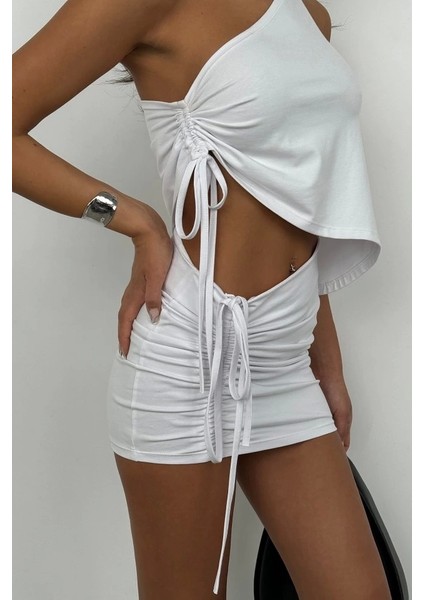 Asansörlü Tek Omuz Asimetrik Bluz modelleri