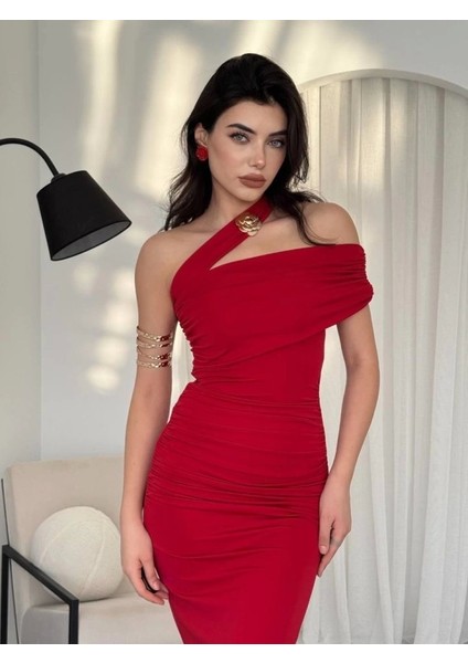 Reta Çapraz Omuz Elbise modelleri