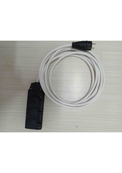 3x2.5 Tam Bakır 5 Metre Uzatma Kablosu