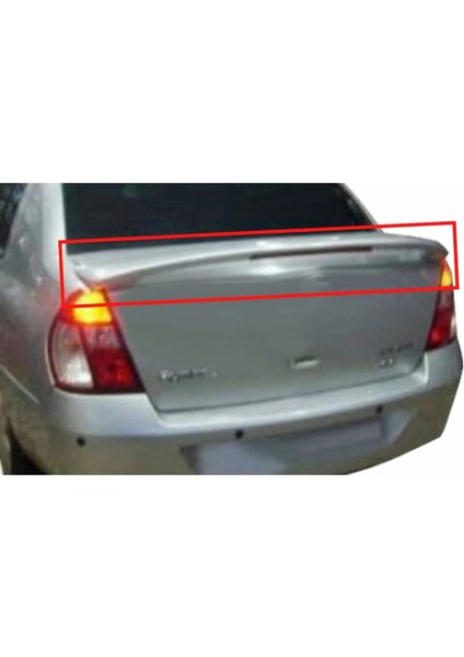 Clio 2 Sedan Işıklı Spoiler (( Boyasız ))