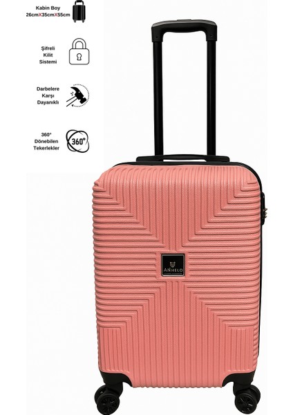 Bowtie Abs Küçük (Kabin), Orta ve Büyük Boy 3'lü Valiz Seti indirimleri