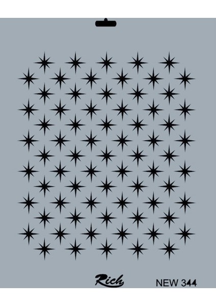 New 344 Stencil 25X35 cm
