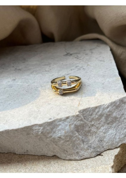 Yüzük Taş Desenli