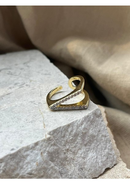 Yüzük V Desen Taşlı fiyatları