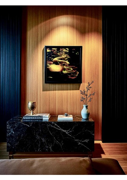 Dekoratif Soyut Tablo 40 x 40 cm CAN202 - Ev - Otel - Ofis - Hastahane - Kafe - Restoran Dekorasyonu