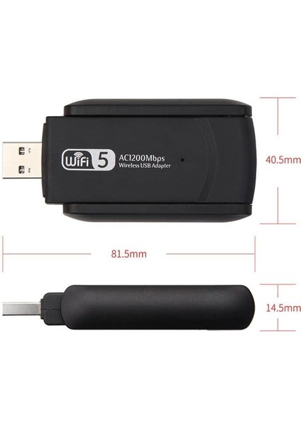 AC1300 Wi-Fi 5G Dualband 1300 Mbps Kablosuz Wireless Adaptör indirimleri