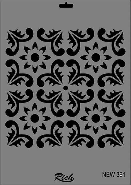 New 381 Stencil 25X35 cm