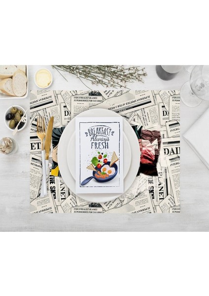 Superman Kumaş Amerikan Servis 4'lü Set 35X50CM (Warner Bros Lisanslı Ürün, Keten Kumaş) fiyatları