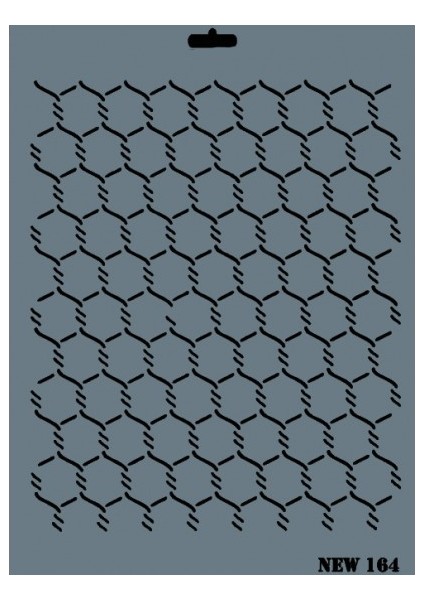 New 164 Stencil 25X35 cm