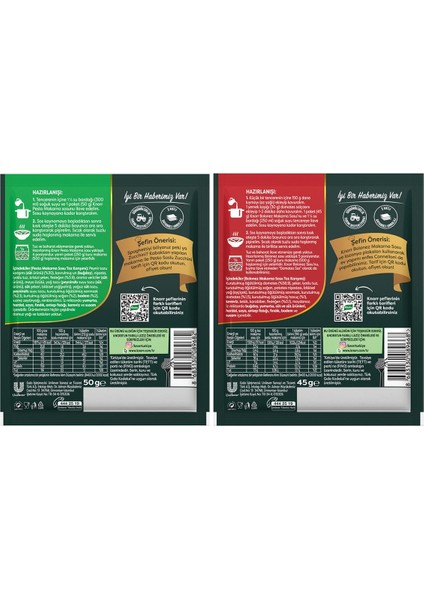 Pesto Makarna Sosu 50G X3 + Bolonez Makarna Sosu 45G X3