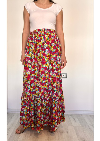 Kadın Tesettür Etek - Uzun Etek / Viskon Etek