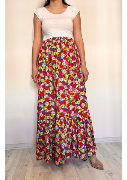 Kadın Tesettür Etek - Uzun Etek / Viskon Etek fırsatları