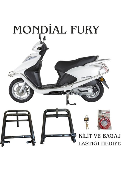 Mondial Fury Kızaklı Kurye Paket Çanta Demiri