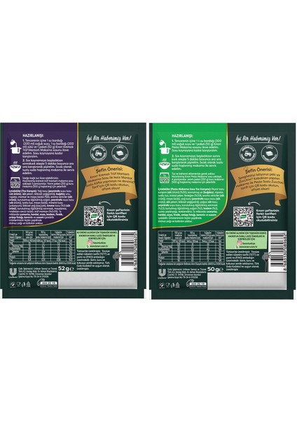 Trüf Mantarlı Makarna Sosu 52G X3 + Pesto Makarna Sosu 50G X3