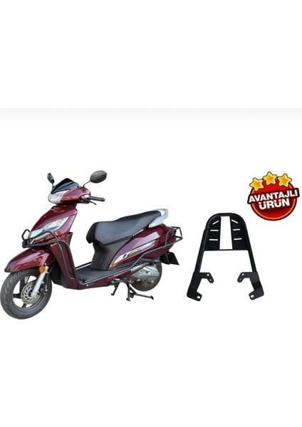 Honda Activa Çanta Demiri ve Koruma Demiri Set - Vida Seti Dahil