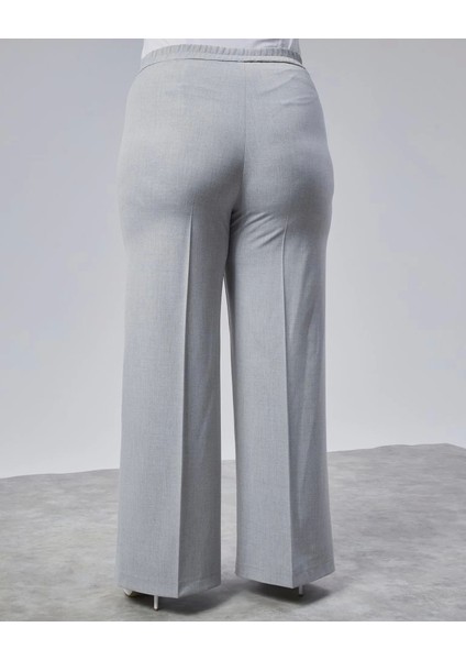 Poly Viscose Full Lycra Beli̇ Lasti̇kli̇ Battal Pantolon fiyatları