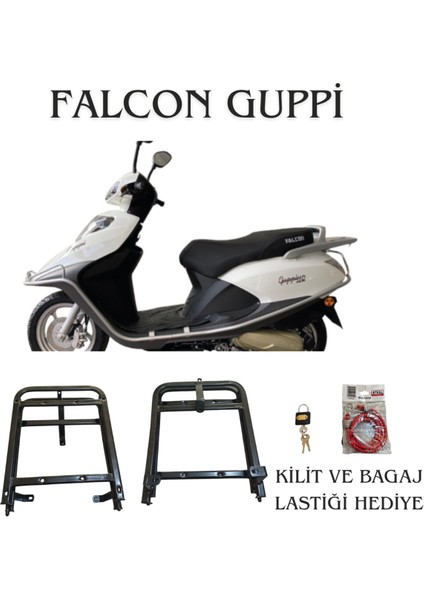 Falcon Guppi Kızaklı Kurye Paket Çanta Demiri