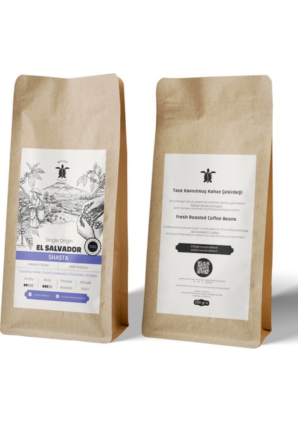 El Salvador Shasta - 250 gr modelleri